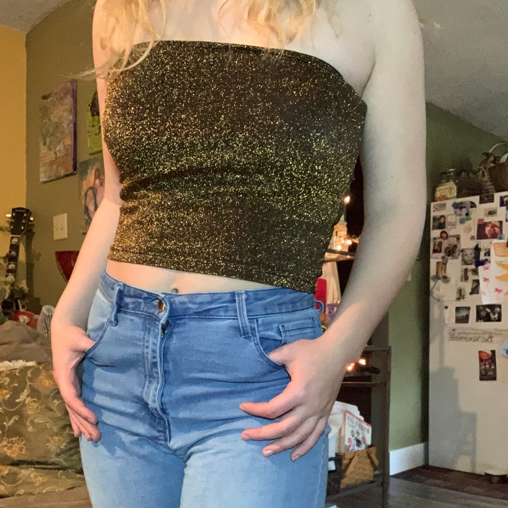 Glitter Tube Top